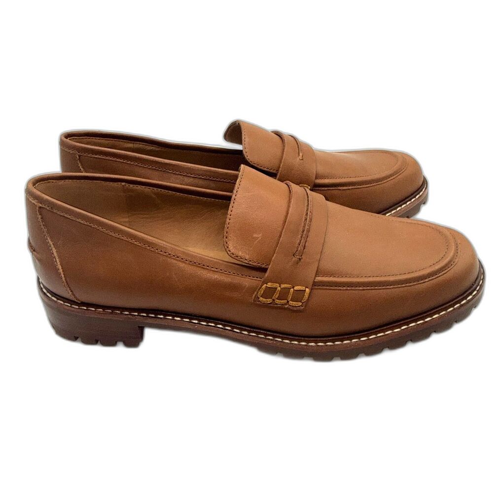 Madewell The Corinne Lug Sole Loafer - Tan 10 - Picture 5 of 11